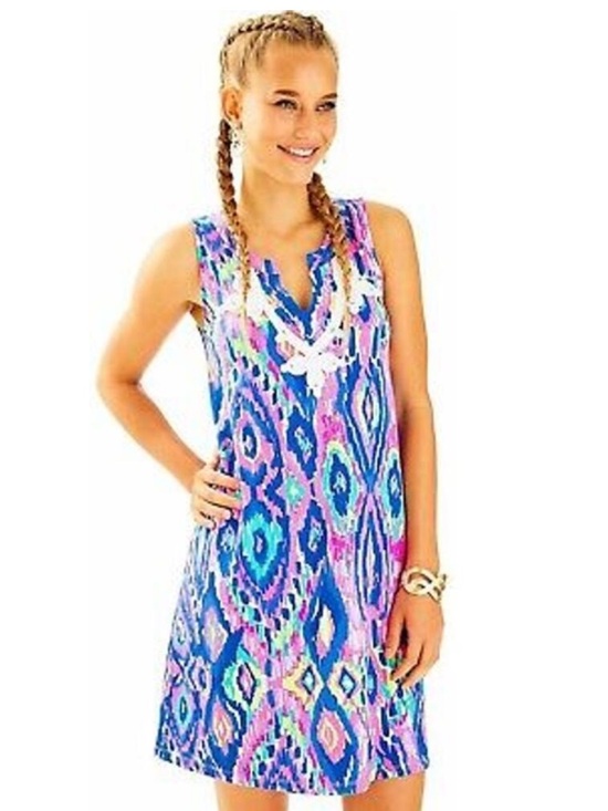 Lilly Pulitzer Dresses & Skirts - Lilly Pulitzer Gemma Dress in Multi Luminescent Sz M